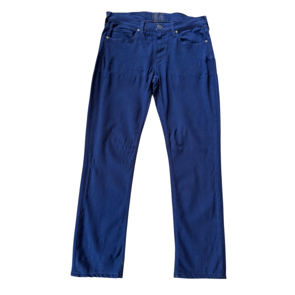 Paige Lennox Slim Fit Pants Indigo Evening Blue Mens‎ 32
